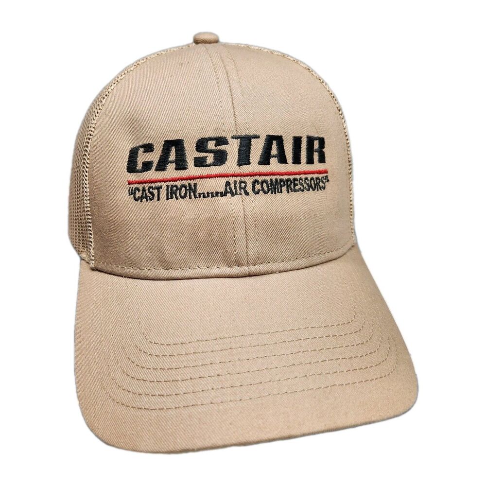 Castair‎ Hat Cap Mens Tan Mesh Snapback Workwear Chore Construction Utility